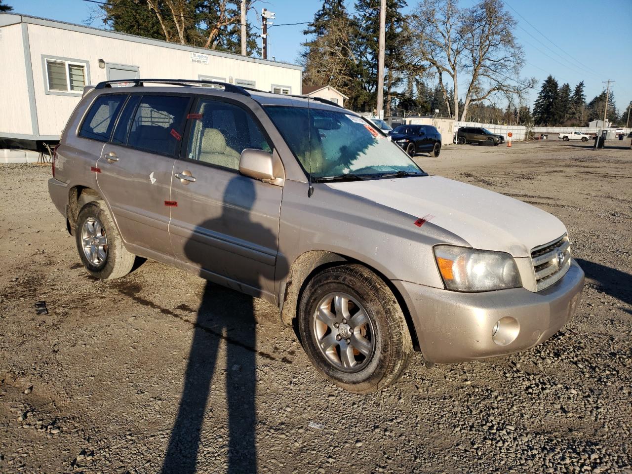 2006 Toyota Highlander VIN JTEGP21A160123159 Copart auction photo, rear end / front end damage thumbnail 4