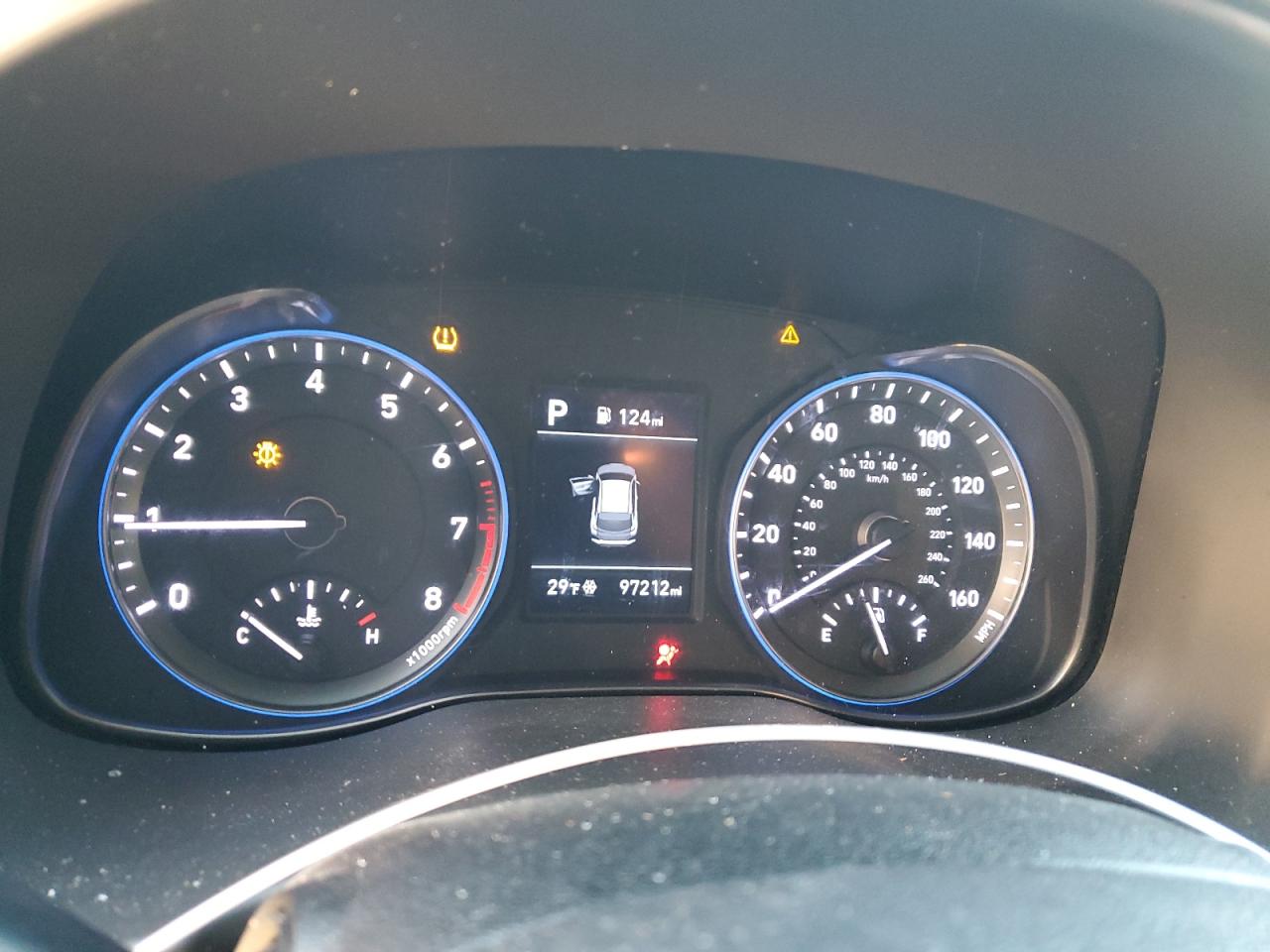2019 Hyundai Kona VIN KM8K12AAXKU259529 Copart auction photo, front end damage thumbnail 9