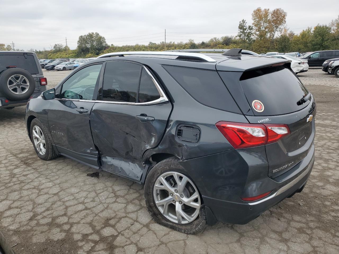 2018 Chevrolet Equinox VIN 2GNAXTEXXJ6268643 Copart auction photo, side damage thumbnail 2