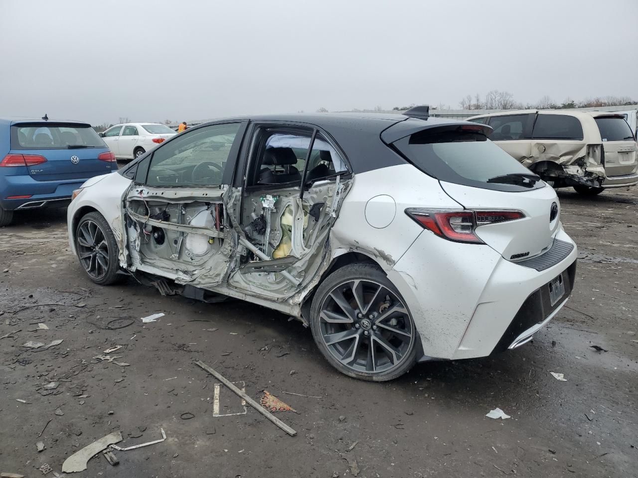 2022 Toyota Corolla VIN JTNC4MBE1N3175974 Copart auction photo, all over damage thumbnail 2