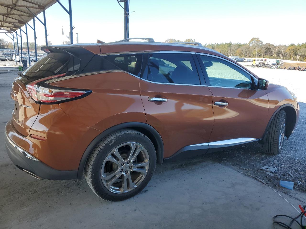 2015 Nissan Murano VIN 5N1AZ2MG6FN288594 Copart auction photo, front end damage thumbnail 3