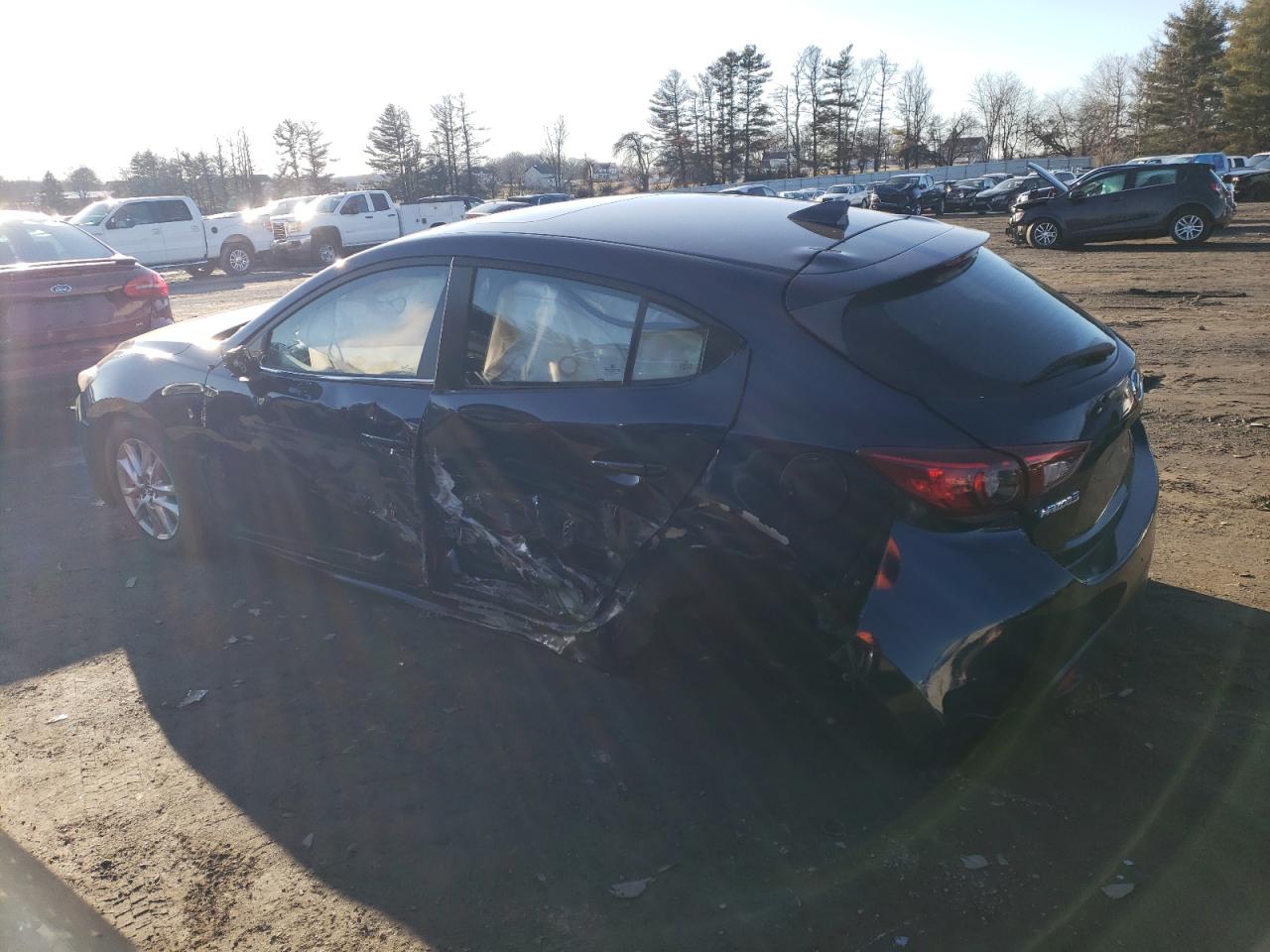 2016 Mazda 3 VIN JM1BM1M7XG1310431 Copart auction photo, all over damage thumbnail 2