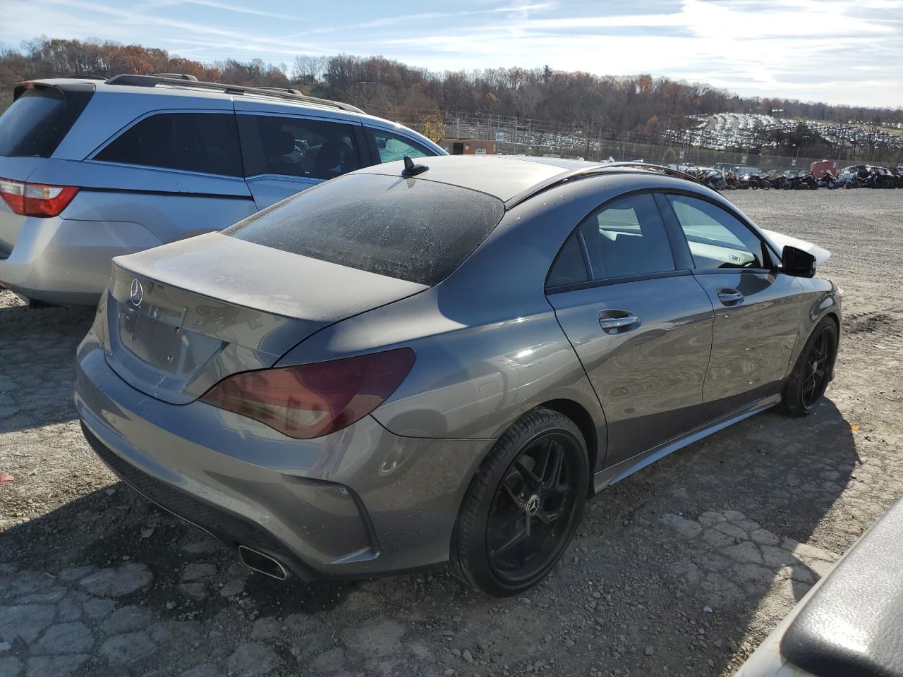 2014 Mercedes-Benz CLA-klasse VIN WDDSJ4EB3EN028088 Copart auction photo, front end damage thumbnail 3