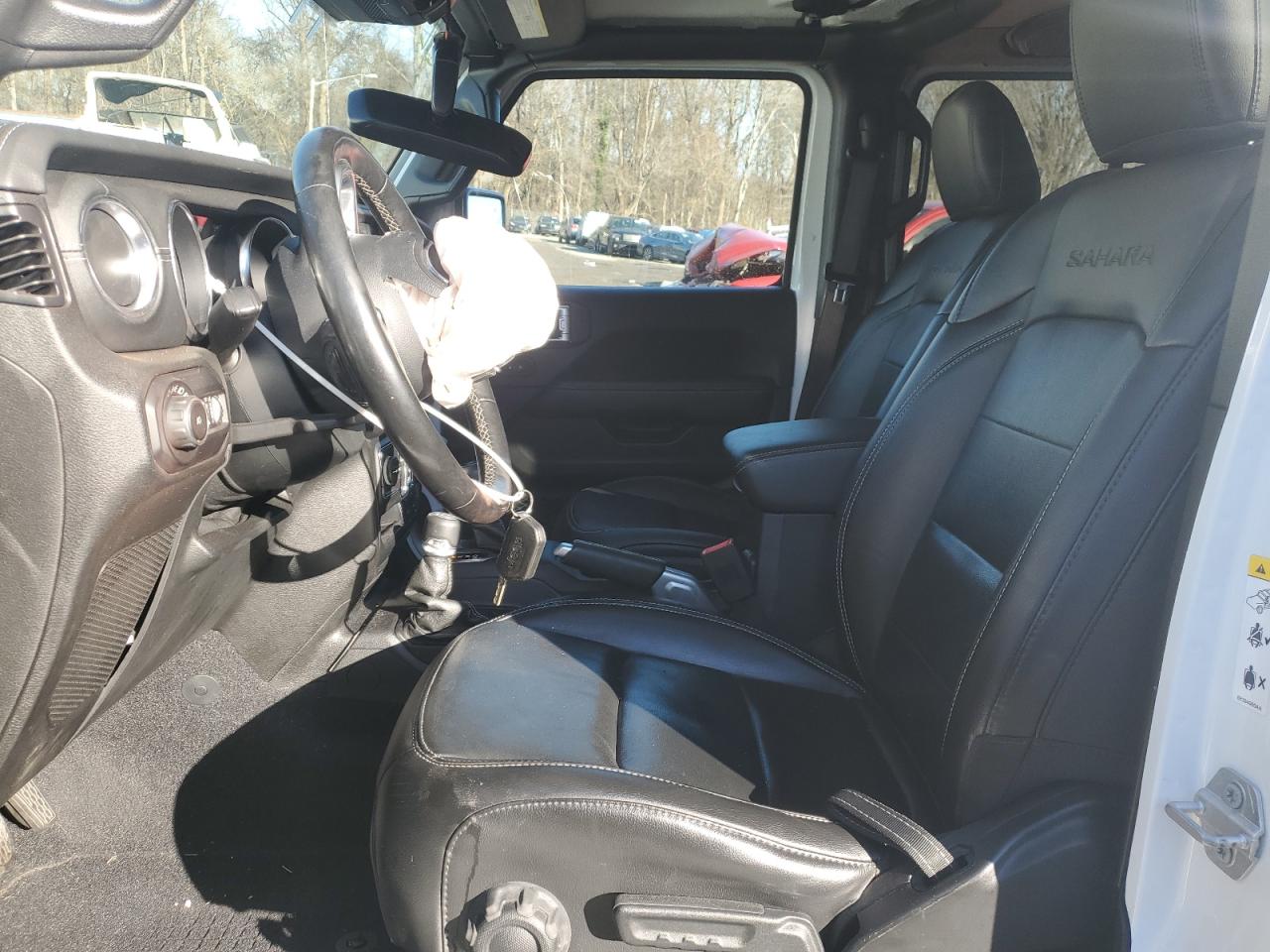 2020 Jeep Wrangler VIN 1C4HJXEG5LW150427 Copart auction photo, mechanical / front end damage thumbnail 7