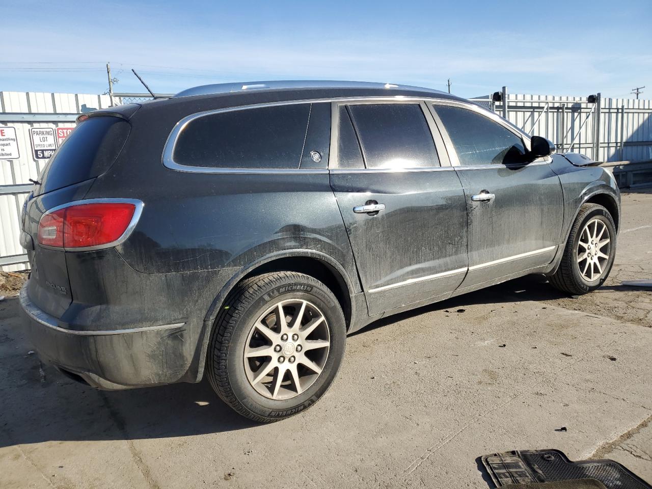 2014 Buick Enclave VIN 5GAKVBKD1EJ132712 Copart auction photo, front end damage thumbnail 3
