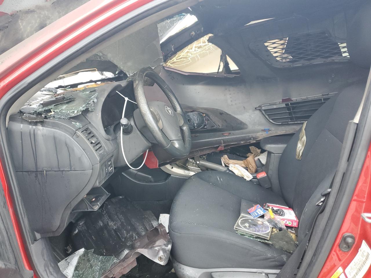 2010 Toyota Corolla VIN 1NXBU4EE6AZ284166 Copart auction photo, burn - engine damage thumbnail 7