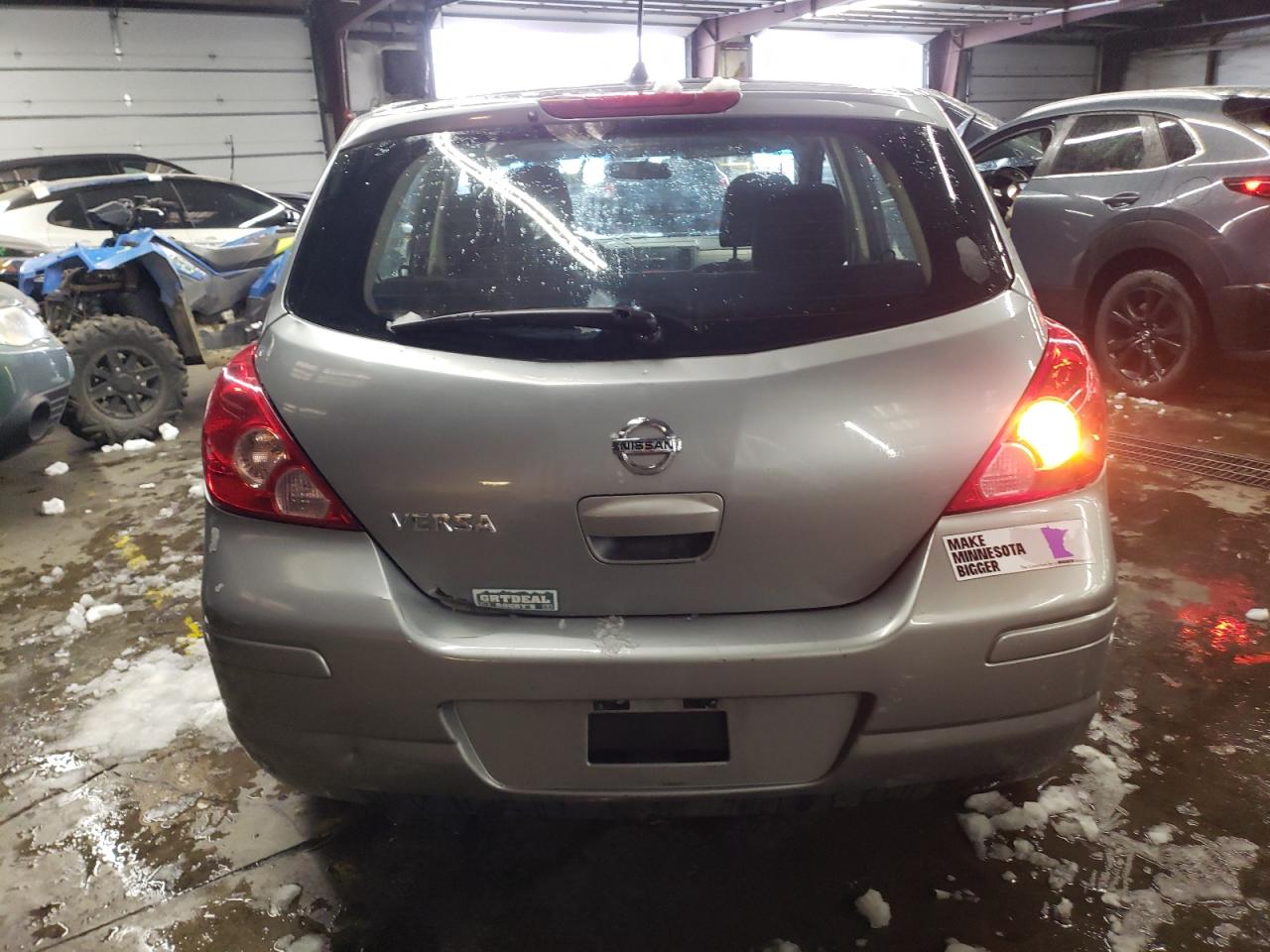 2011 Nissan Versa VIN 3N1BC1CP8BL464001 Copart auction photo, front end / hail damage thumbnail 6