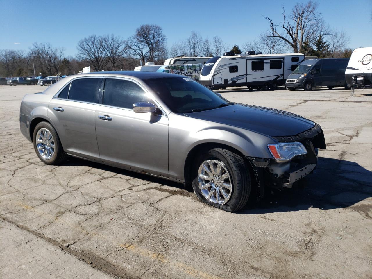 2012 Chrysler 300 VIN 2C3CCACG8CH272626 Copart auction photo, side / hail damage thumbnail 4
