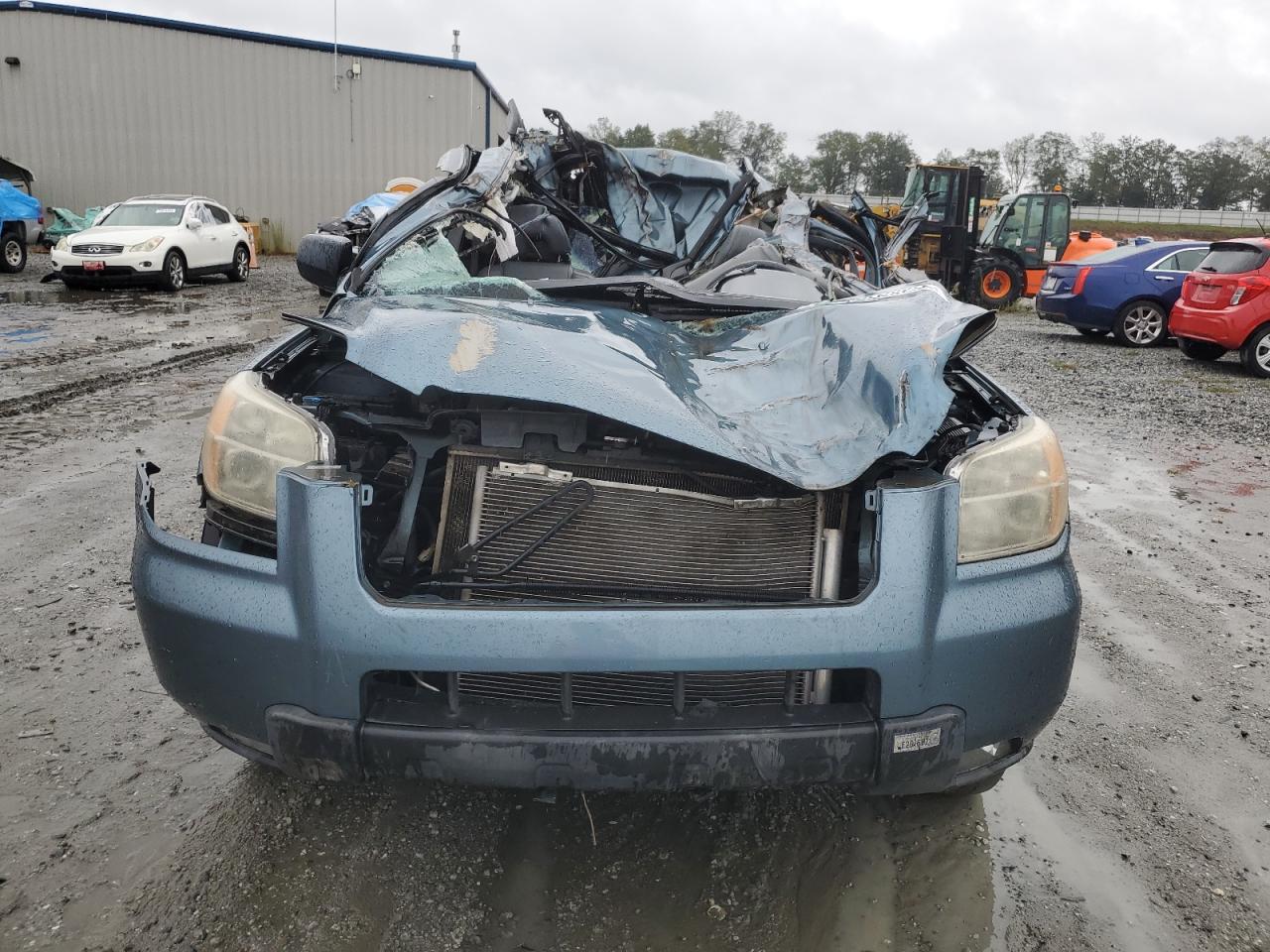 2008 Honda Pilot VIN 5FNYF18768B025619 Copart auction photo, all over damage thumbnail 5