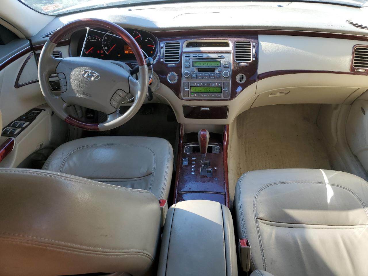 2006 Hyundai Azera VIN KMHFC46F66A080018 Copart auction photo, side damage thumbnail 8
