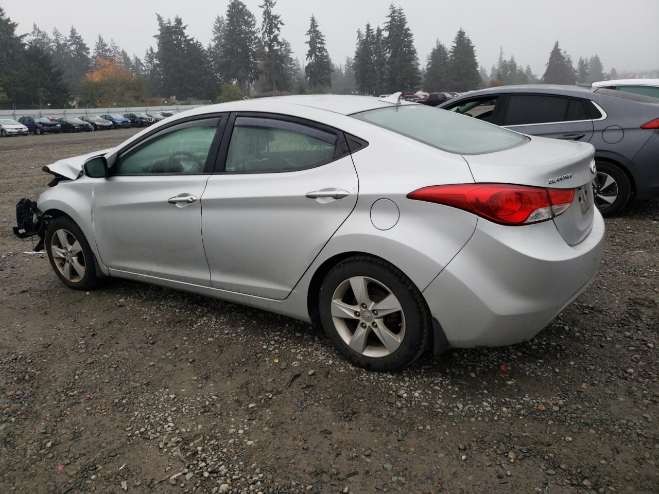 2013 Hyundai Elantra VIN KMHDH4AE6DU969615 Copart auction photo, front end damage thumbnail 2