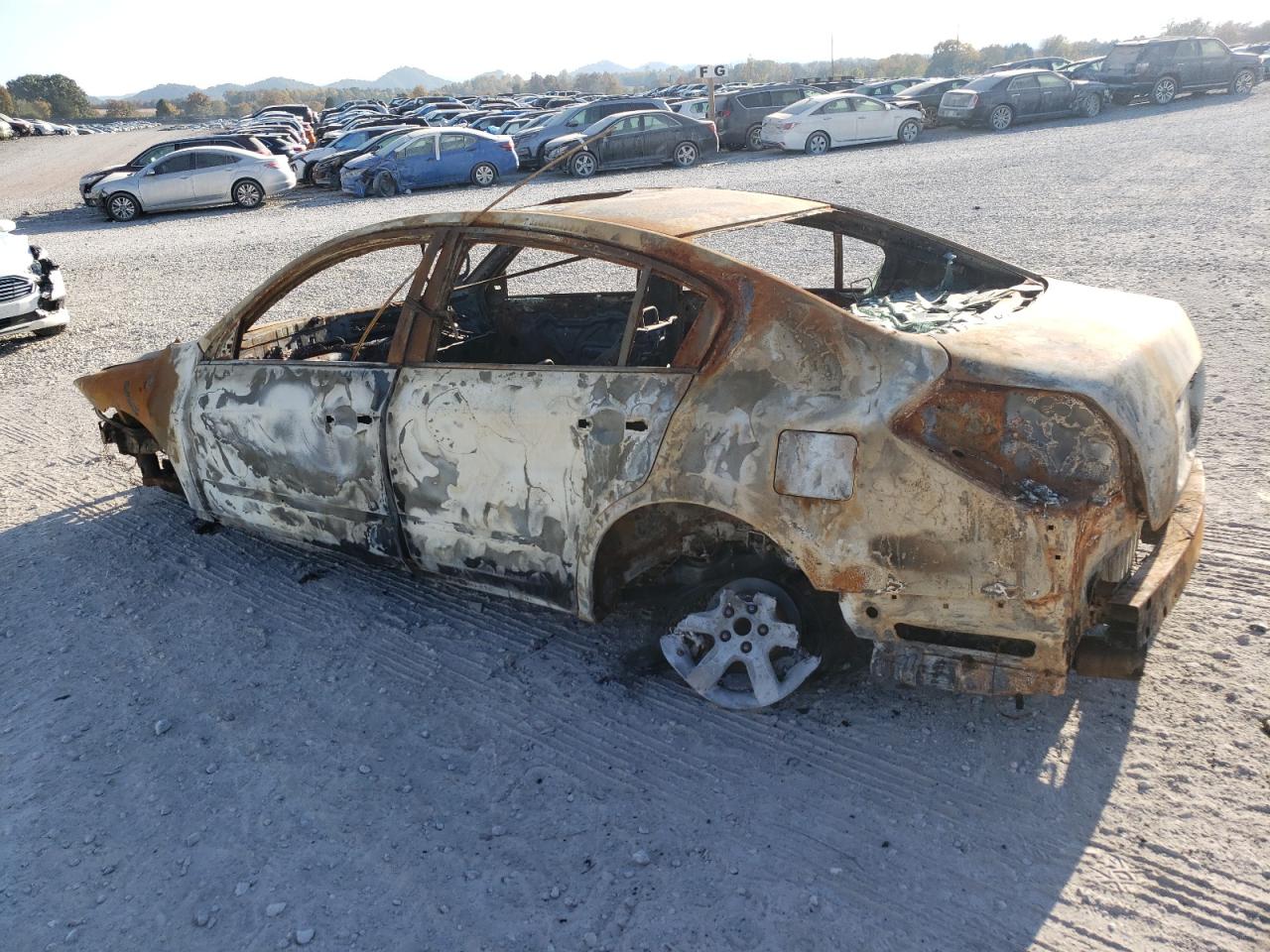 2008 Nissan Altima VIN 1N4AL21EX8C265381 Copart auction photo, burn damage thumbnail 2