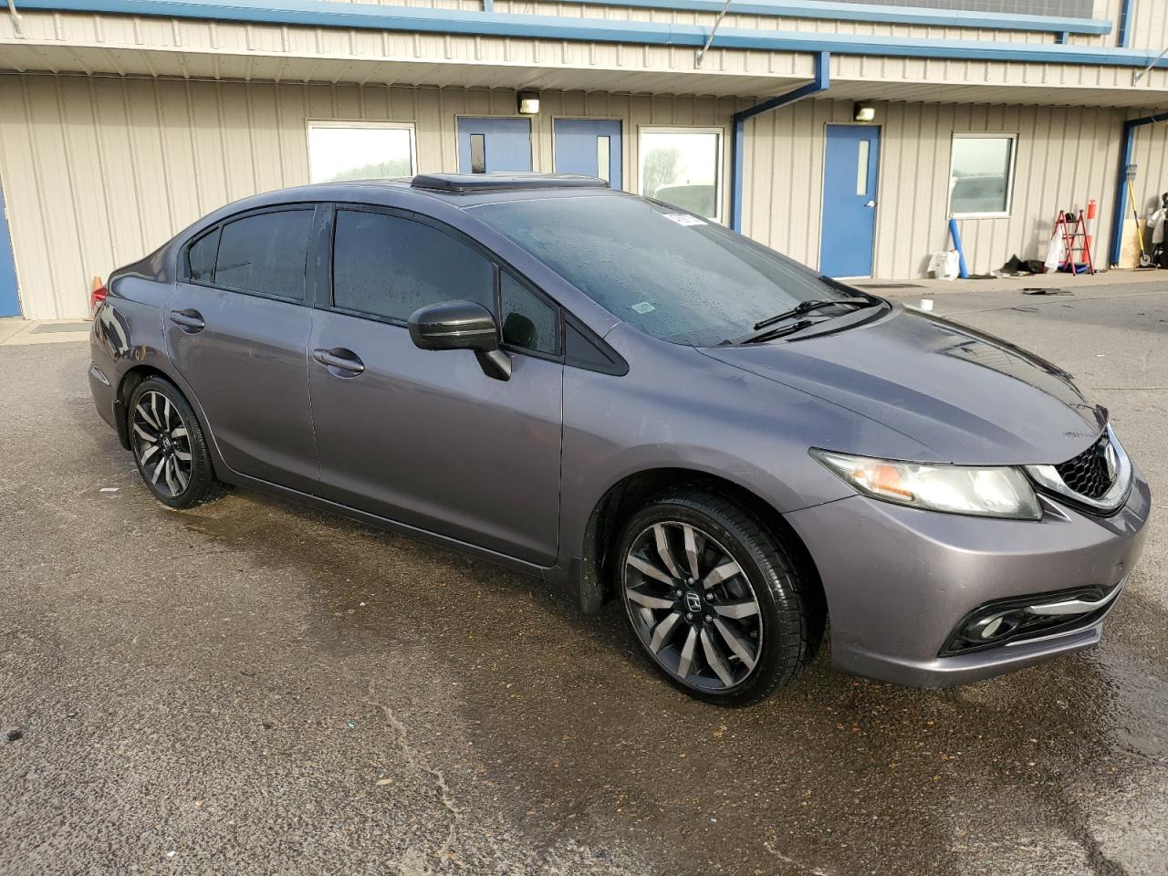2014 Honda Civic VIN 19XFB2F90EE079285 Copart auction photo, rear end / front end damage thumbnail 4