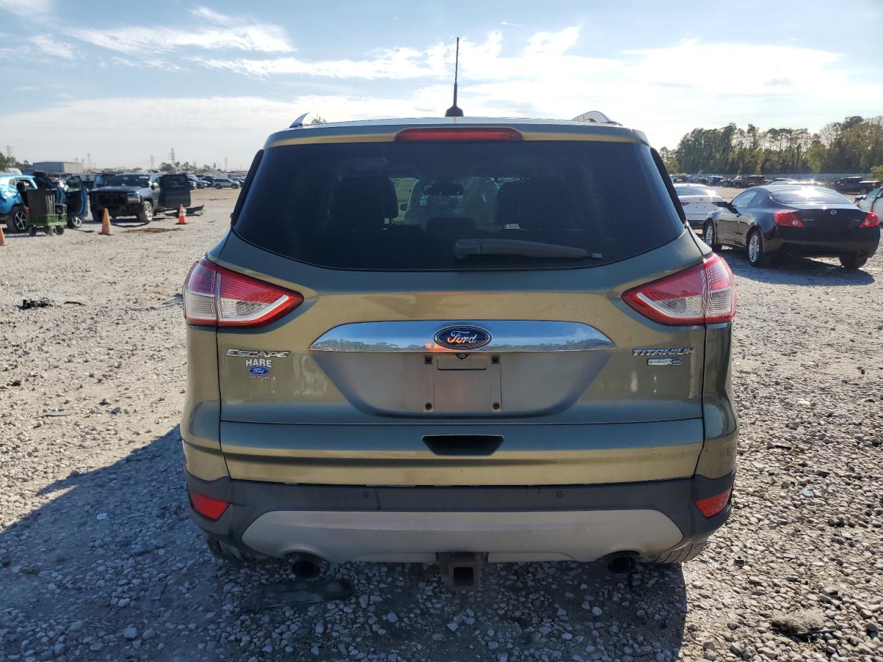 2014 Ford Escape VIN 1FMCU9JX2EUA93083 Copart auction photo, front end / side damage thumbnail 6