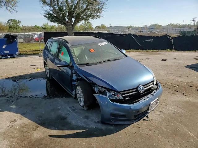 2017 Volkswagen Golf VIN 3VW017AU2HM531567 Copart auction photo, front end / side damage thumbnail 11