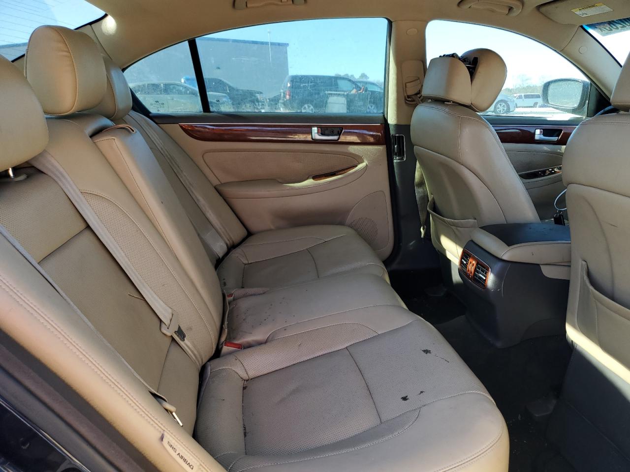 2013 Hyundai Genesis VIN KMHGC4DD2DU221393 Copart auction photo, front end damage thumbnail 10
