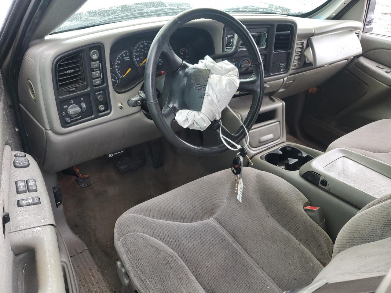 1999 GMC Sierra VIN 1GTEK19T2XE552146 Copart auction photo, front end / top/roof damage thumbnail 8