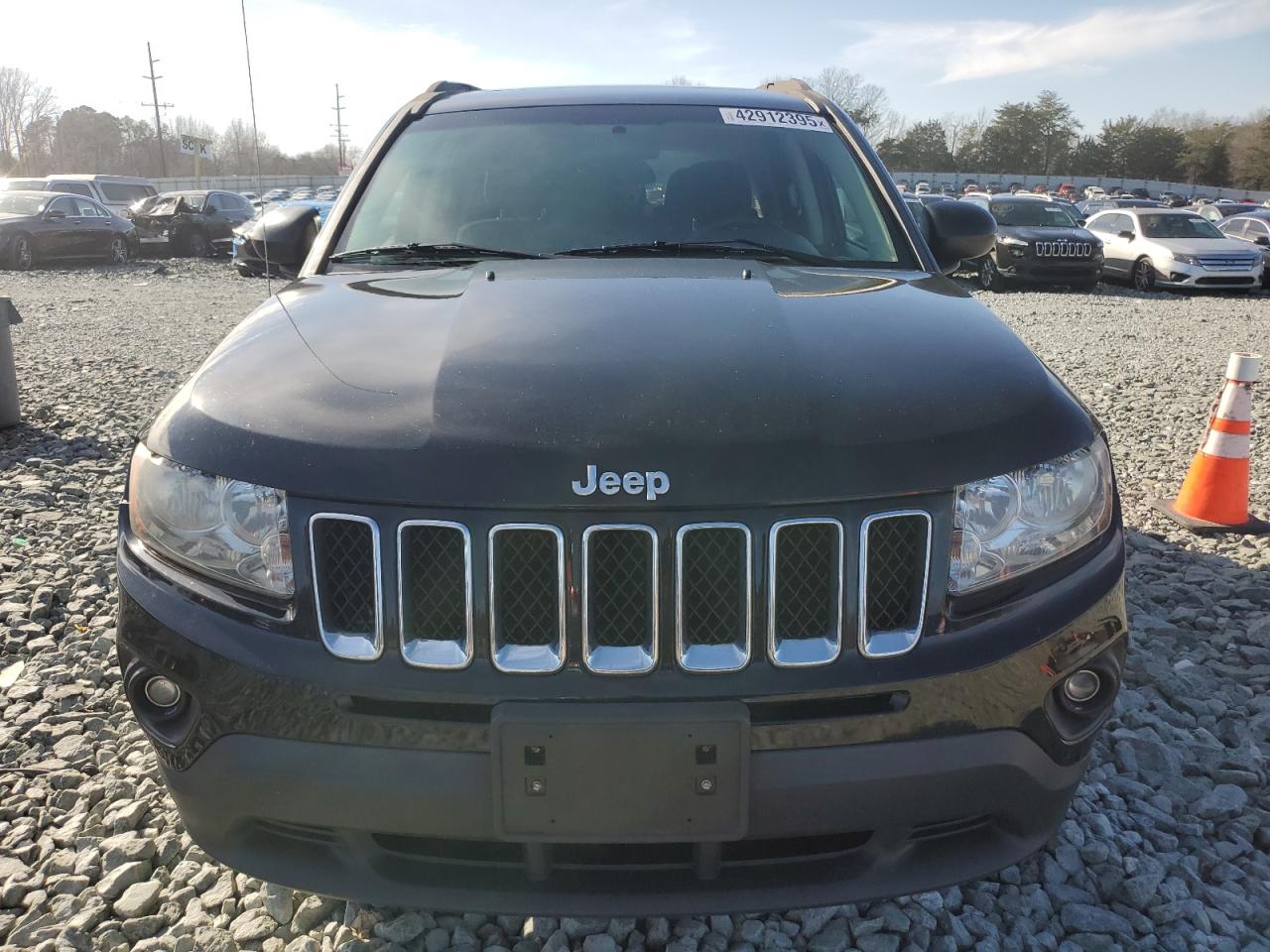 2013 Jeep Compass VIN 1C4NJCEB9DD234067 Copart auction photo, front end damage thumbnail 5