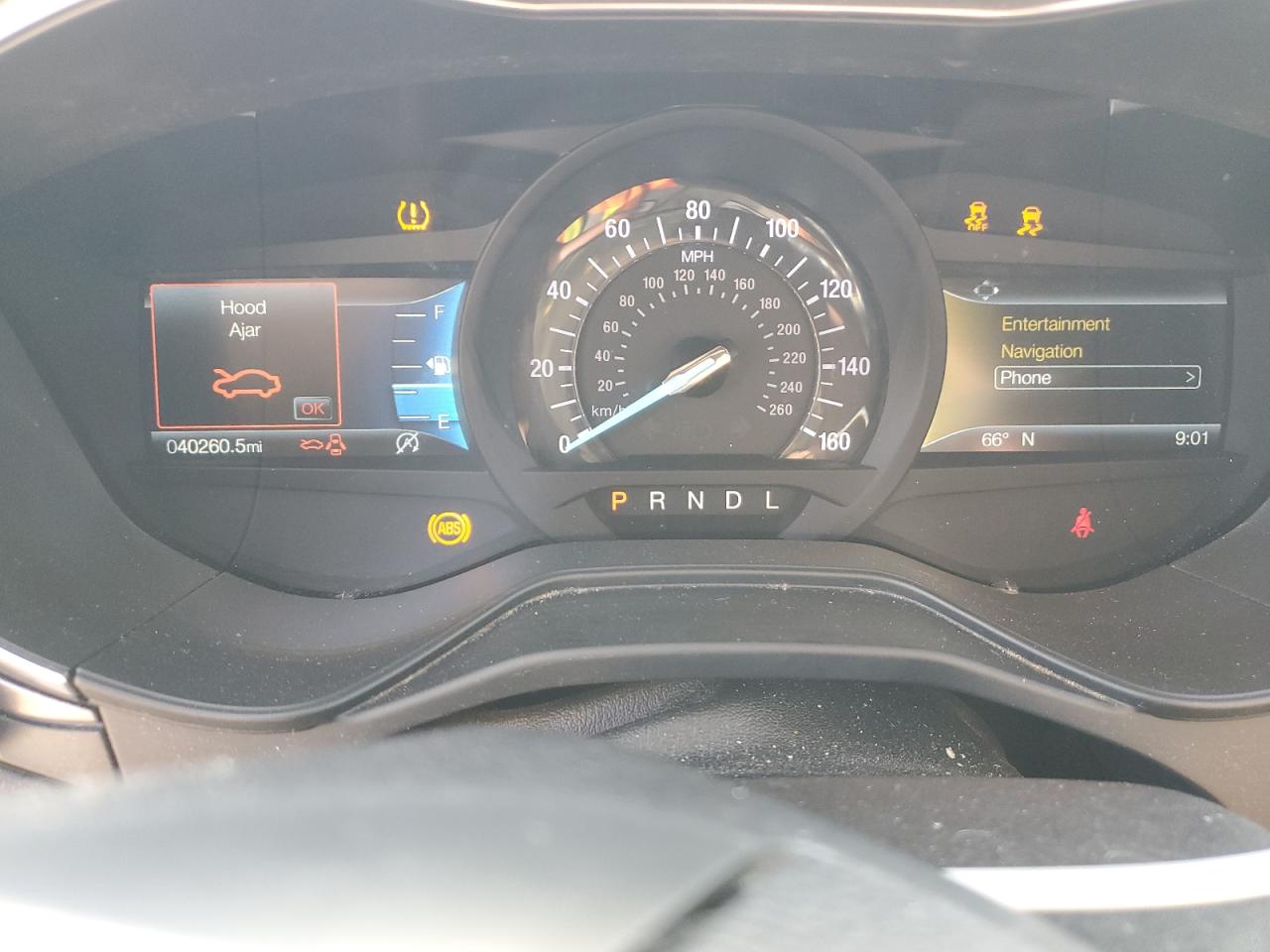 2020 Ford Fusion VIN 3FA6P0HD4LR227506 Copart auction photo, front end / undercarriage damage thumbnail 9