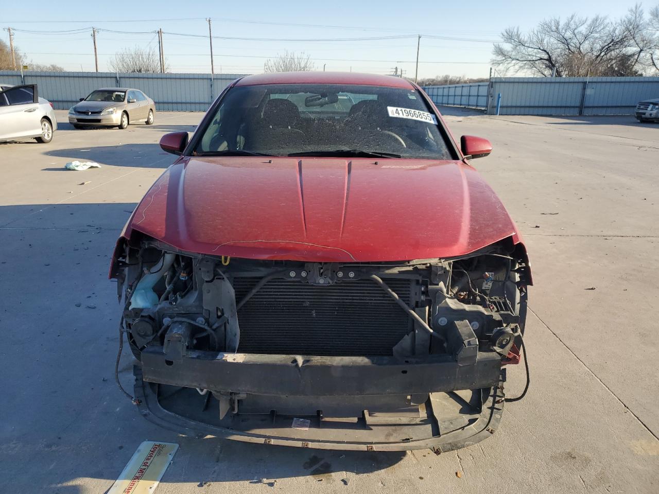 2013 Dodge Avenger VIN 1C3CDZCG2DN709072 Copart auction photo, front end damage thumbnail 5