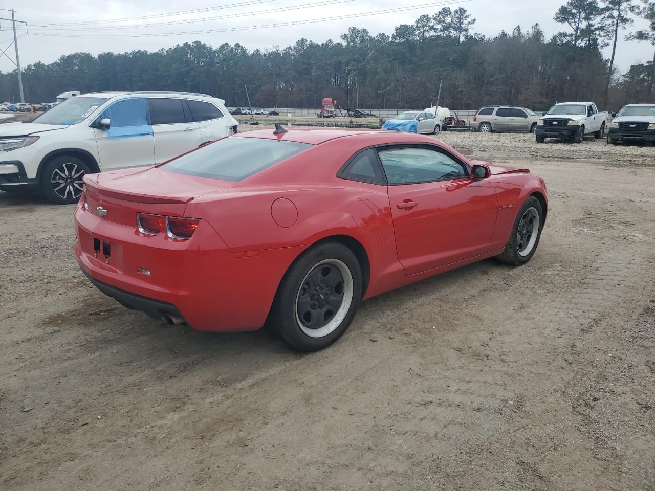 2013 Chevrolet Camaro VIN 2G1FA1E38D9240529 Copart auction photo, front end damage thumbnail 3