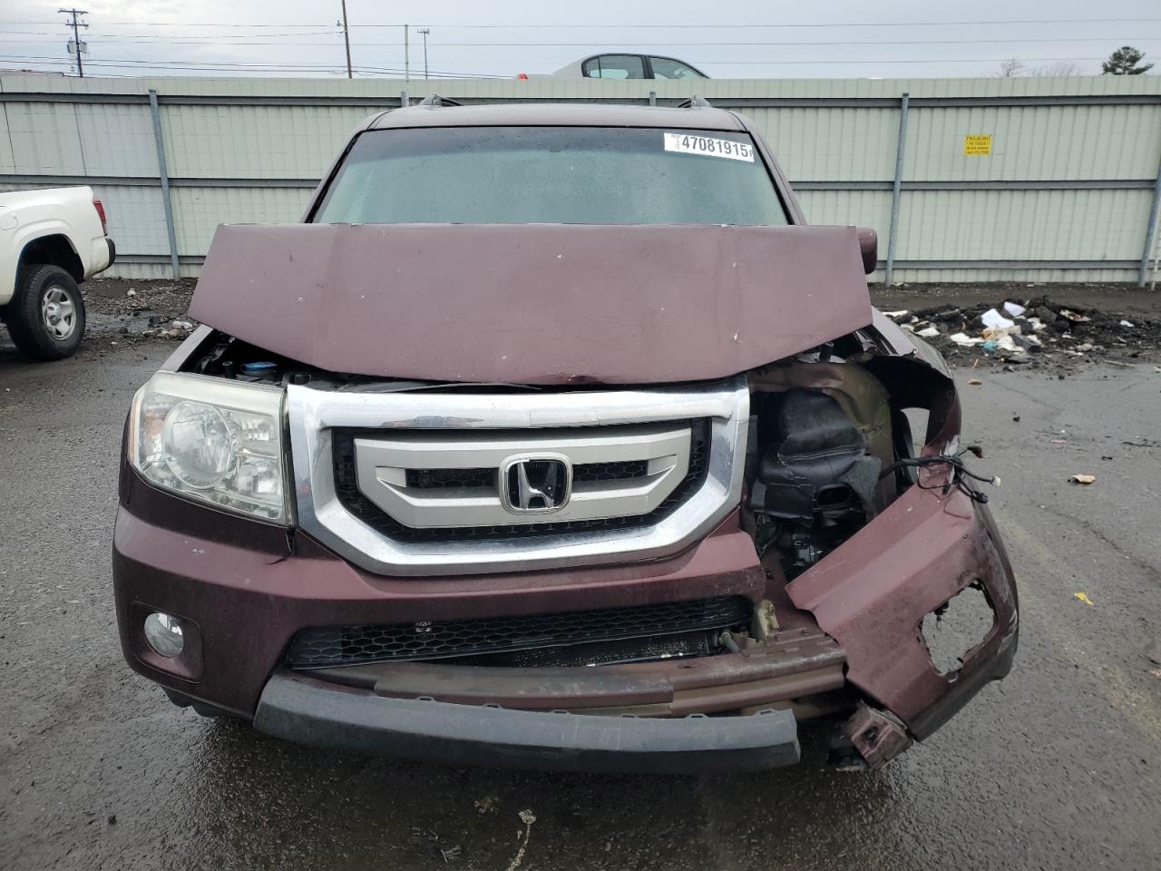 2011 Honda Pilot VIN 5FNYF4H64BB046968 Copart auction photo, front end damage thumbnail 5