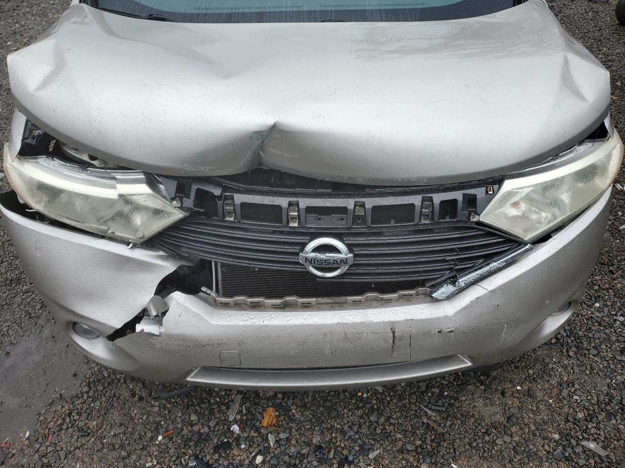 2013 Nissan Quest VIN JN8AE2KPXD9066735 Copart auction photo, front end damage thumbnail 12