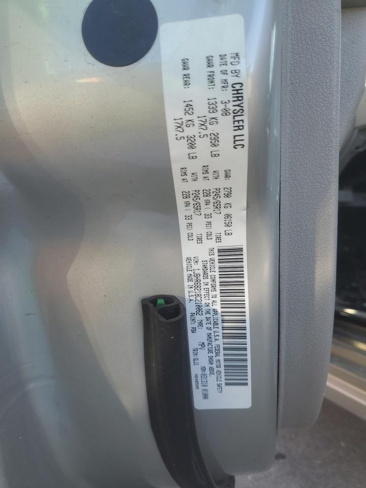 2008 Jeep Grand Cherokee VIN 1J8HR68218C210062 Copart auction photo, all over / mechanical damage thumbnail 13