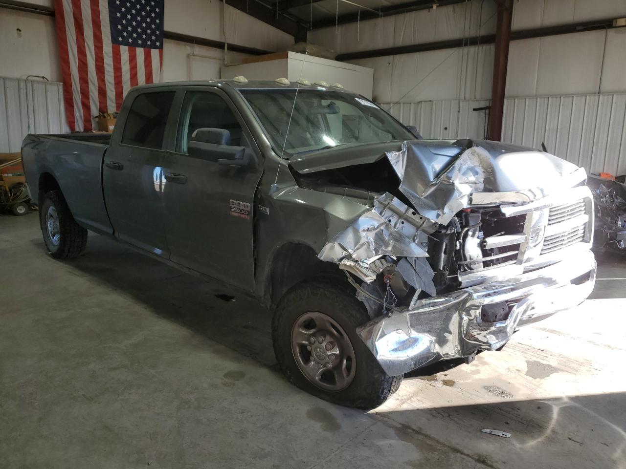 2012 Dodge RAM VIN 3C6TD5HTXCG324836 Copart auction photo, front end damage thumbnail 4