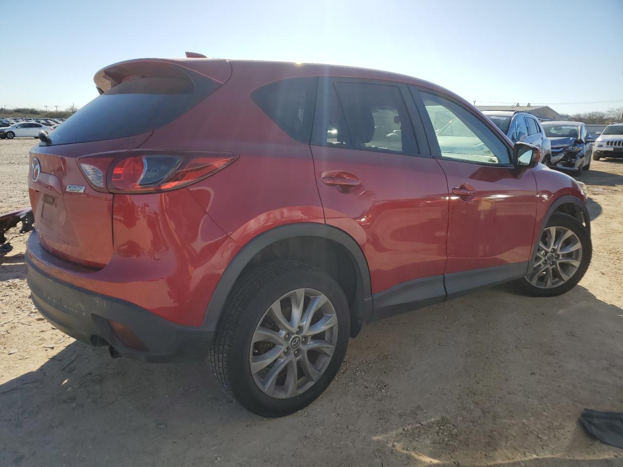 2014 Mazda CX-5 VIN JM3KE2DY0E0424475 Copart auction photo, front end / minor dent/scratches damage thumbnail 3