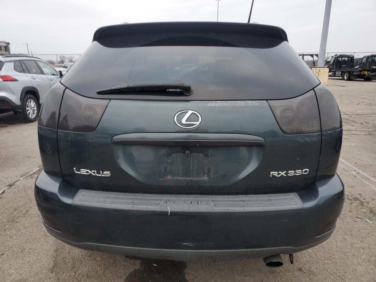 2005 Lexus RX VIN 2T2HA31U55C077278 Copart auction photo, front end / undercarriage damage thumbnail 6