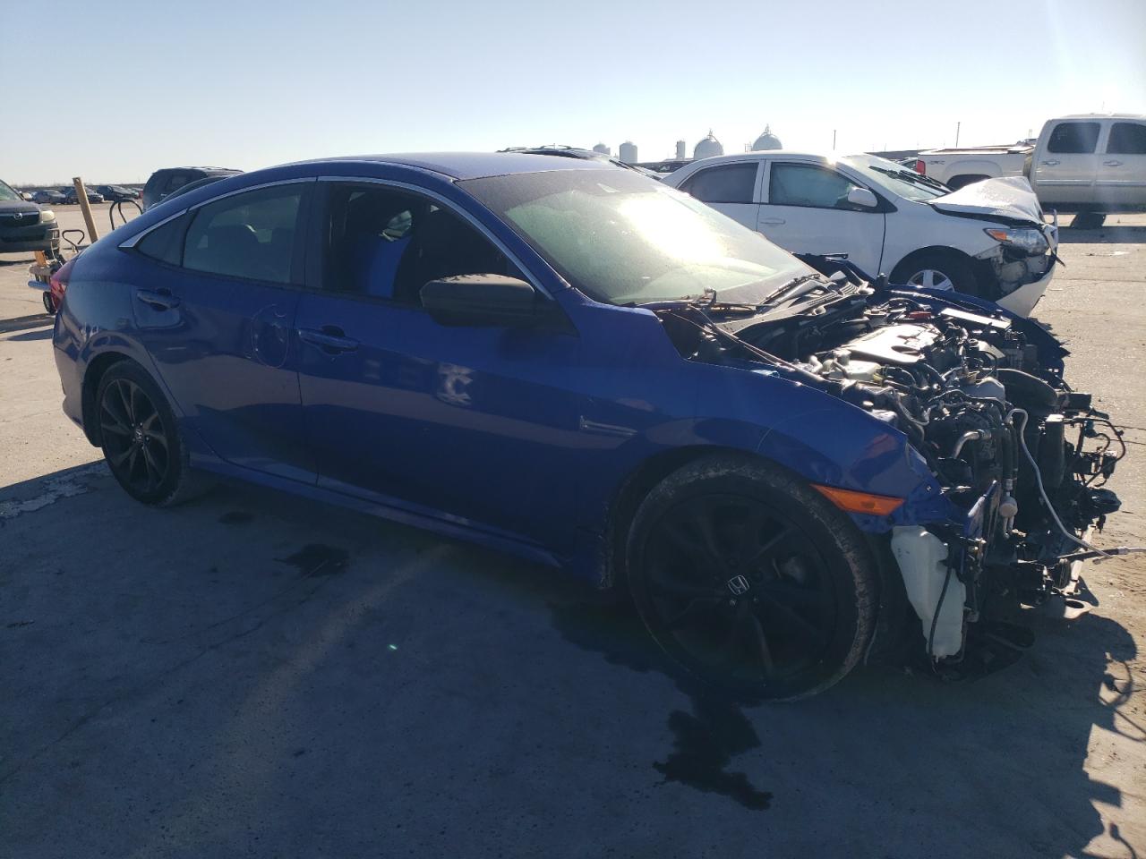 2020 Honda Civic VIN 2HGFC2F84LH531147 Copart auction photo, front end / minor dent/scratches damage thumbnail 4