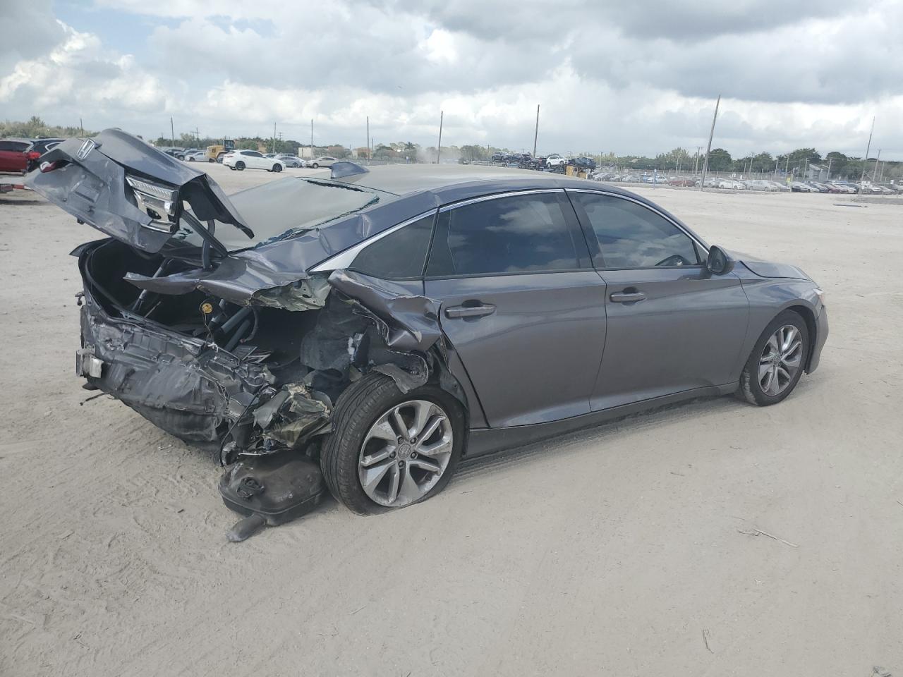 2020 Honda Accord VIN 1HGCV1F13LA132092 Copart auction photo, rear end / minor dent/scratches damage thumbnail 3