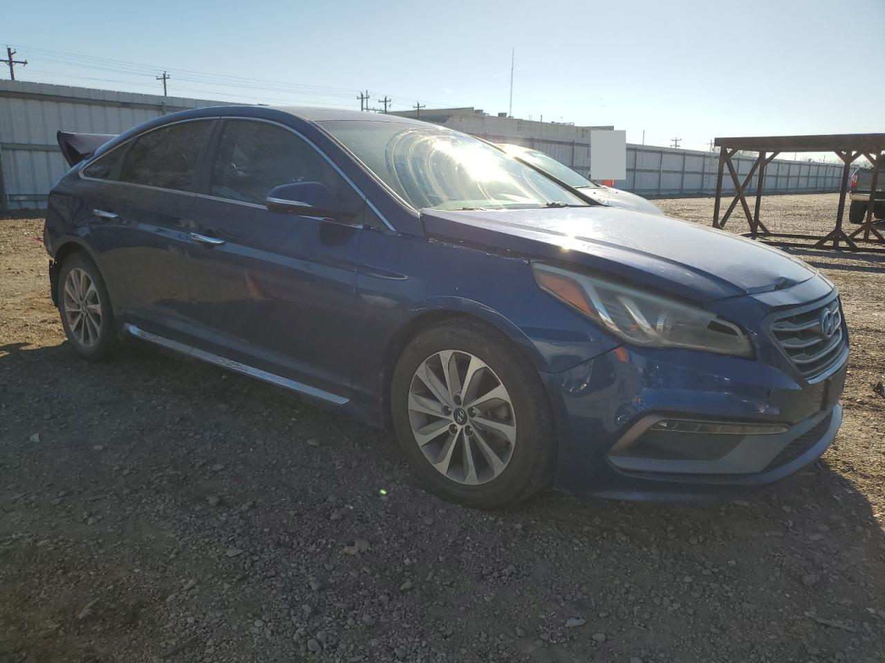 2017 Hyundai Sonata VIN 5NPE34AF0HH589346 Copart auction photo, rear end / front end damage thumbnail 4