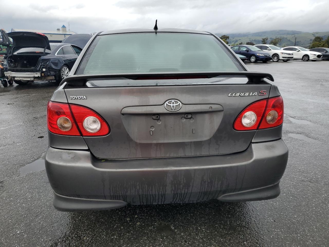 2006 Toyota Corolla VIN 1NXBR32E66Z625783 Copart auction photo, side / rear end damage thumbnail 6