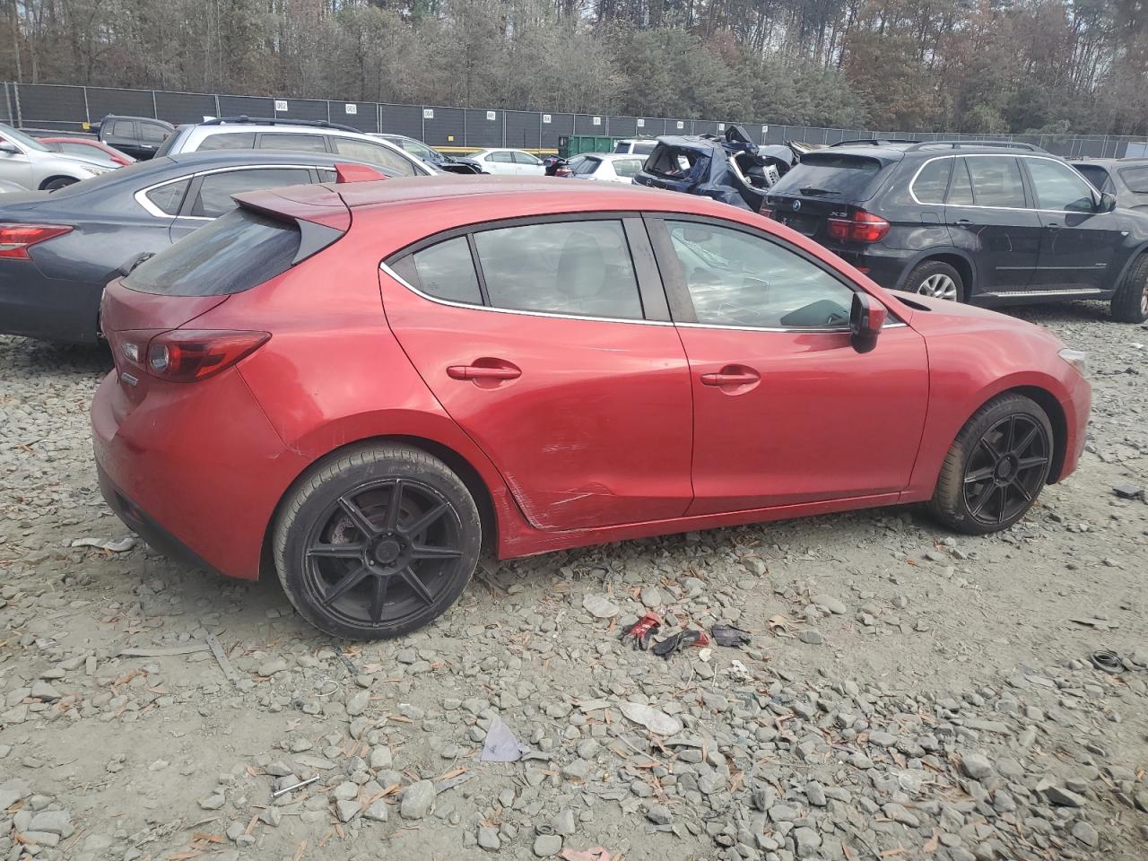2014 Mazda 3 VIN JM1BM1M35E1213776 Copart auction photo, side / minor dent/scratches damage thumbnail 3
