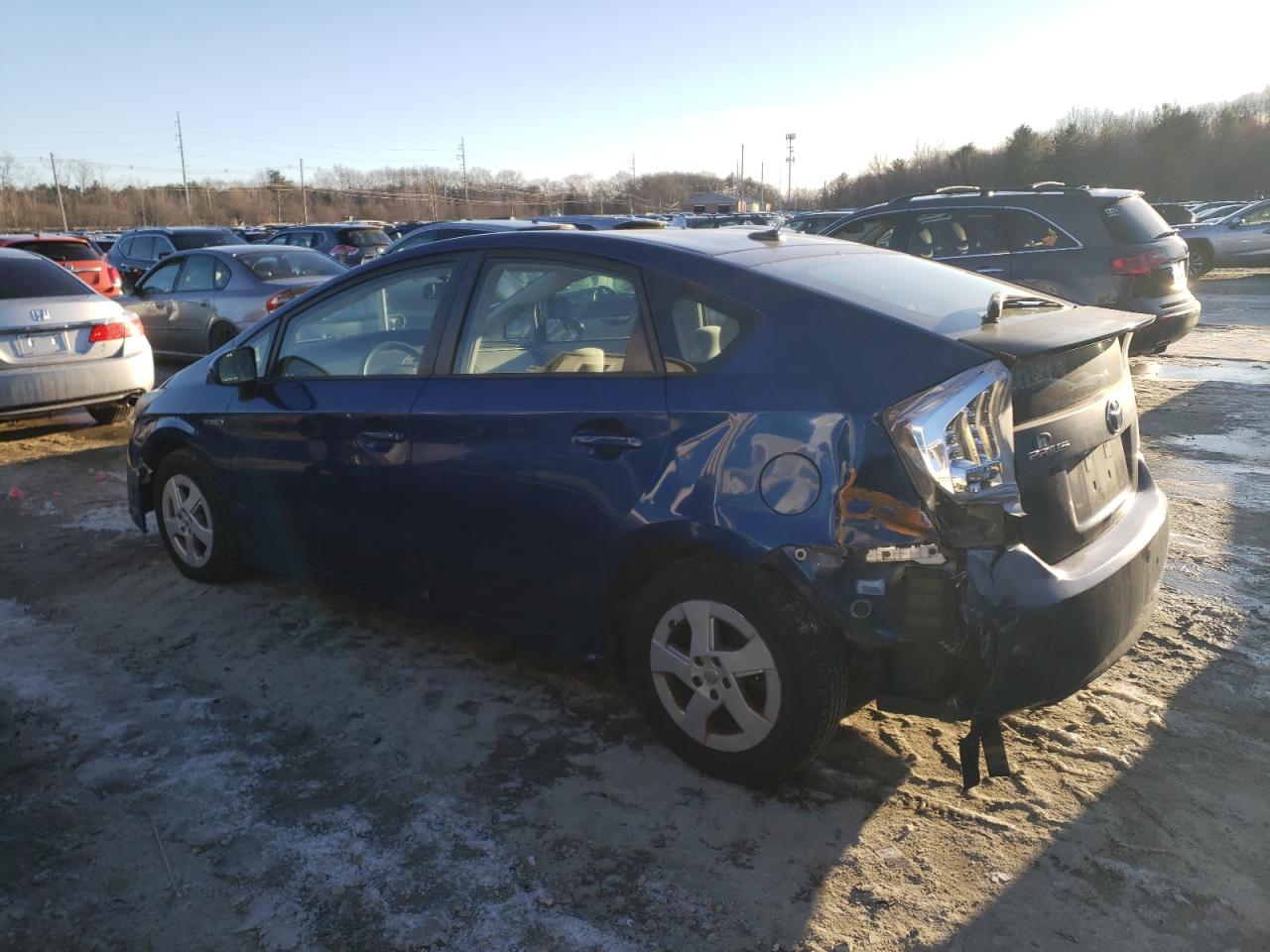 2010 Toyota Prius VIN JTDKN3DU3A0042009 Copart auction photo, all over damage thumbnail 2