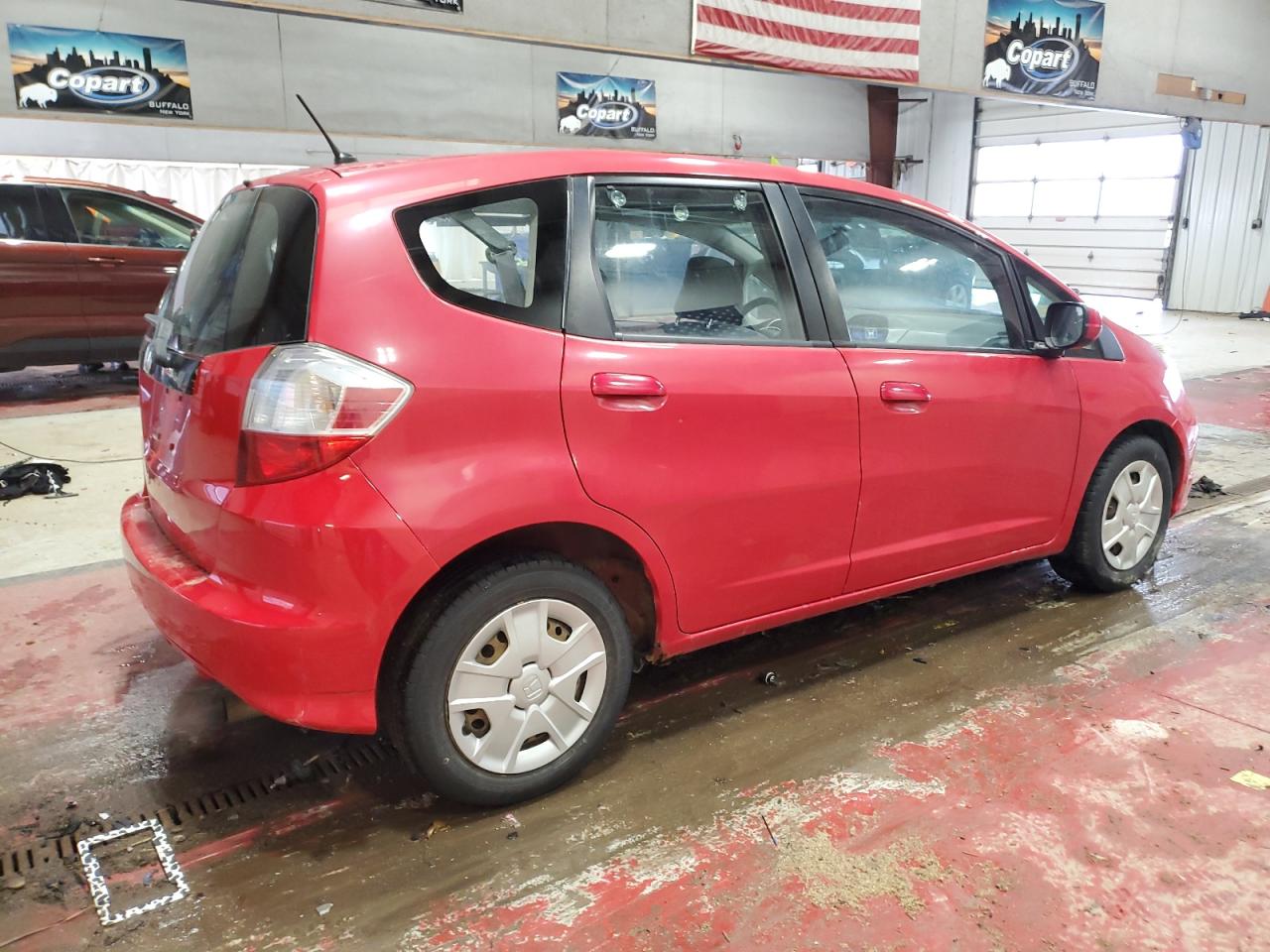 2012 Honda Fit VIN JHMGE8H31CS008466 Copart auction photo, side damage thumbnail 3