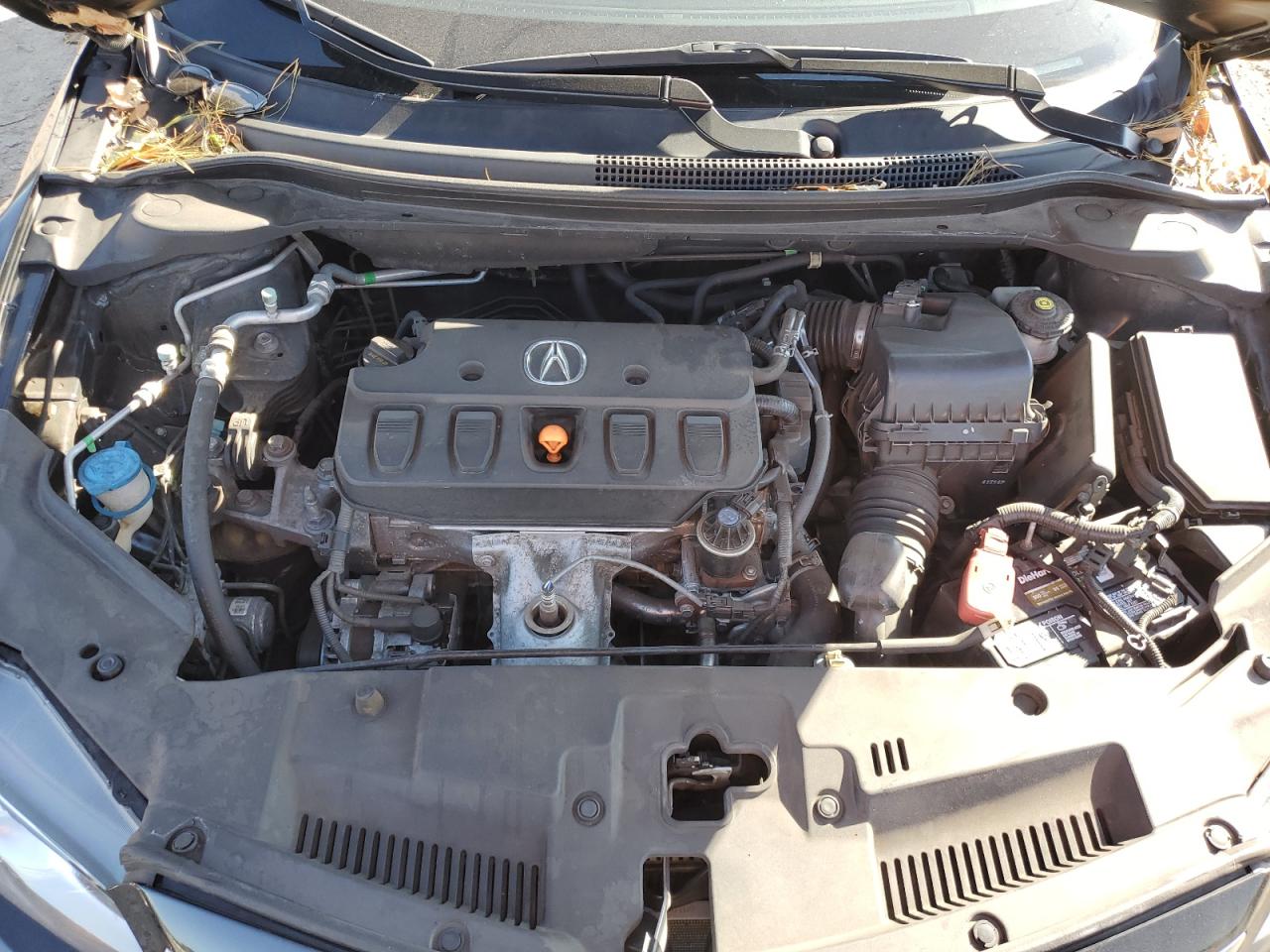 2015 Acura ILX VIN 19VDE1F78FE010555 Copart auction photo, front end / side damage thumbnail 11