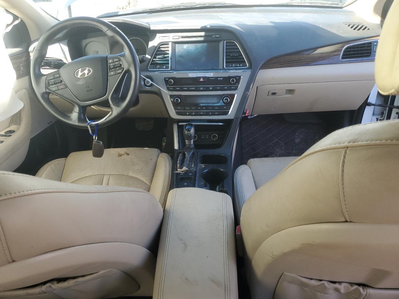 2016 Hyundai Sonata VIN 5NPE34AF9GH313990 Copart auction photo, all over damage thumbnail 8