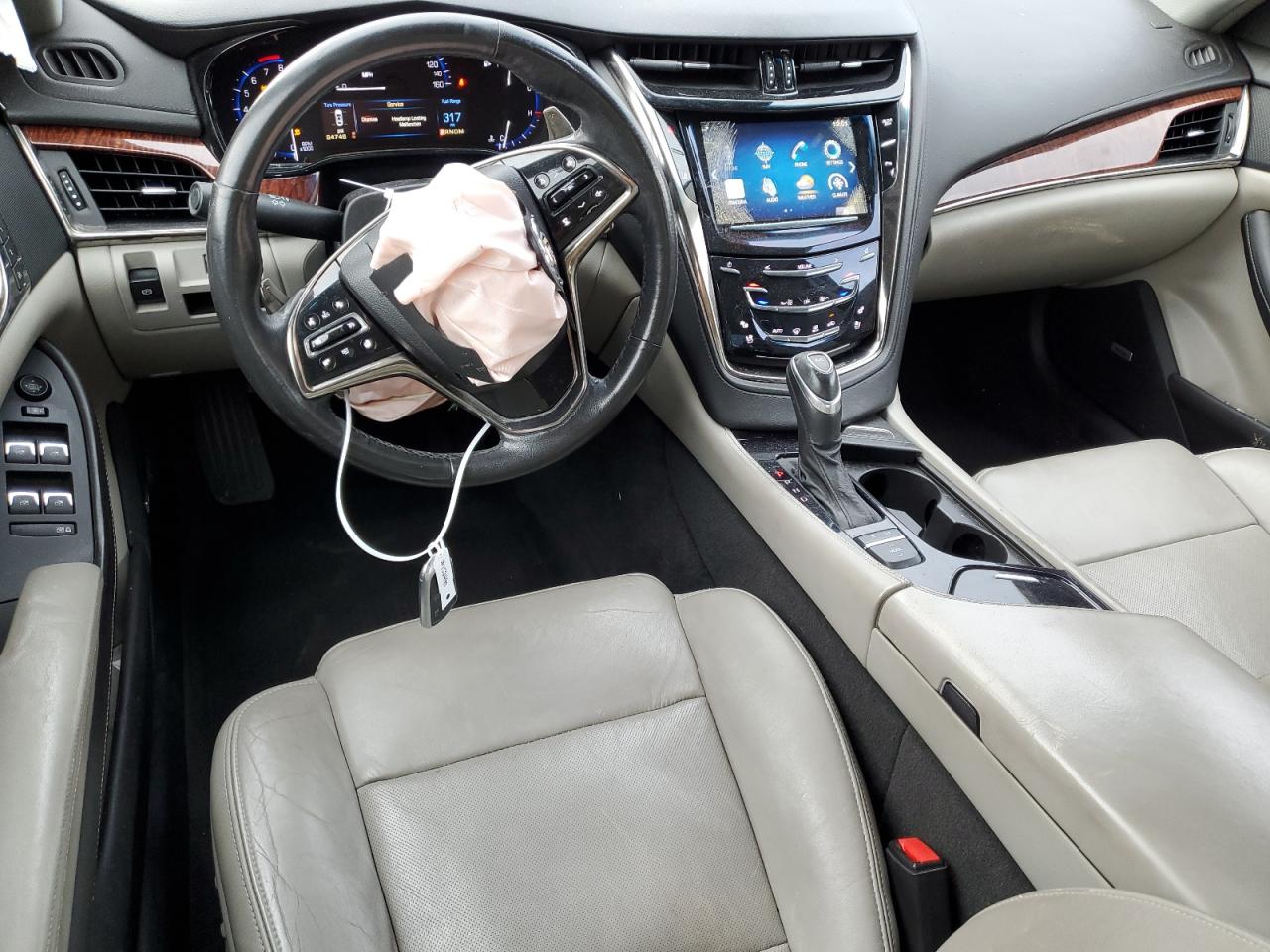 2014 Cadillac CTS VIN 1G6AR5SX6E0152490 Copart auction photo, front end damage thumbnail 8