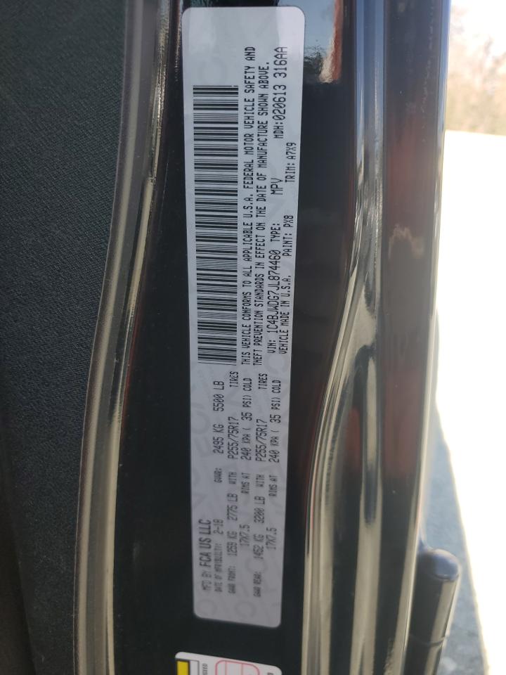 2018 Jeep Wrangler VIN 1C4BJWDG7JL874460 Copart auction photo, front end damage thumbnail 13