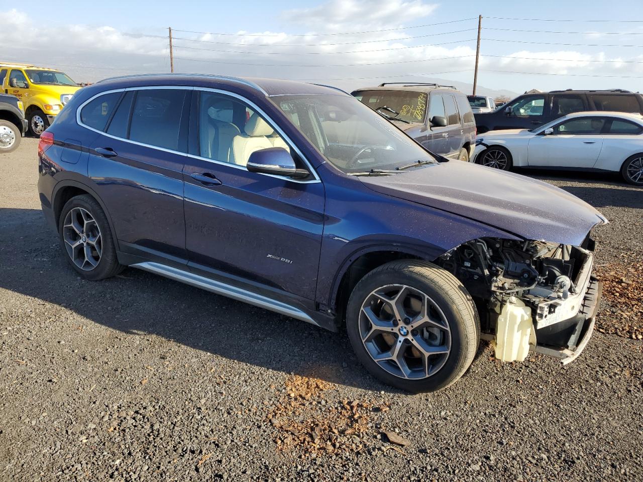 2016 BMW X1 VIN WBXHT3C33GP885171 Copart auction photo, front end damage thumbnail 4