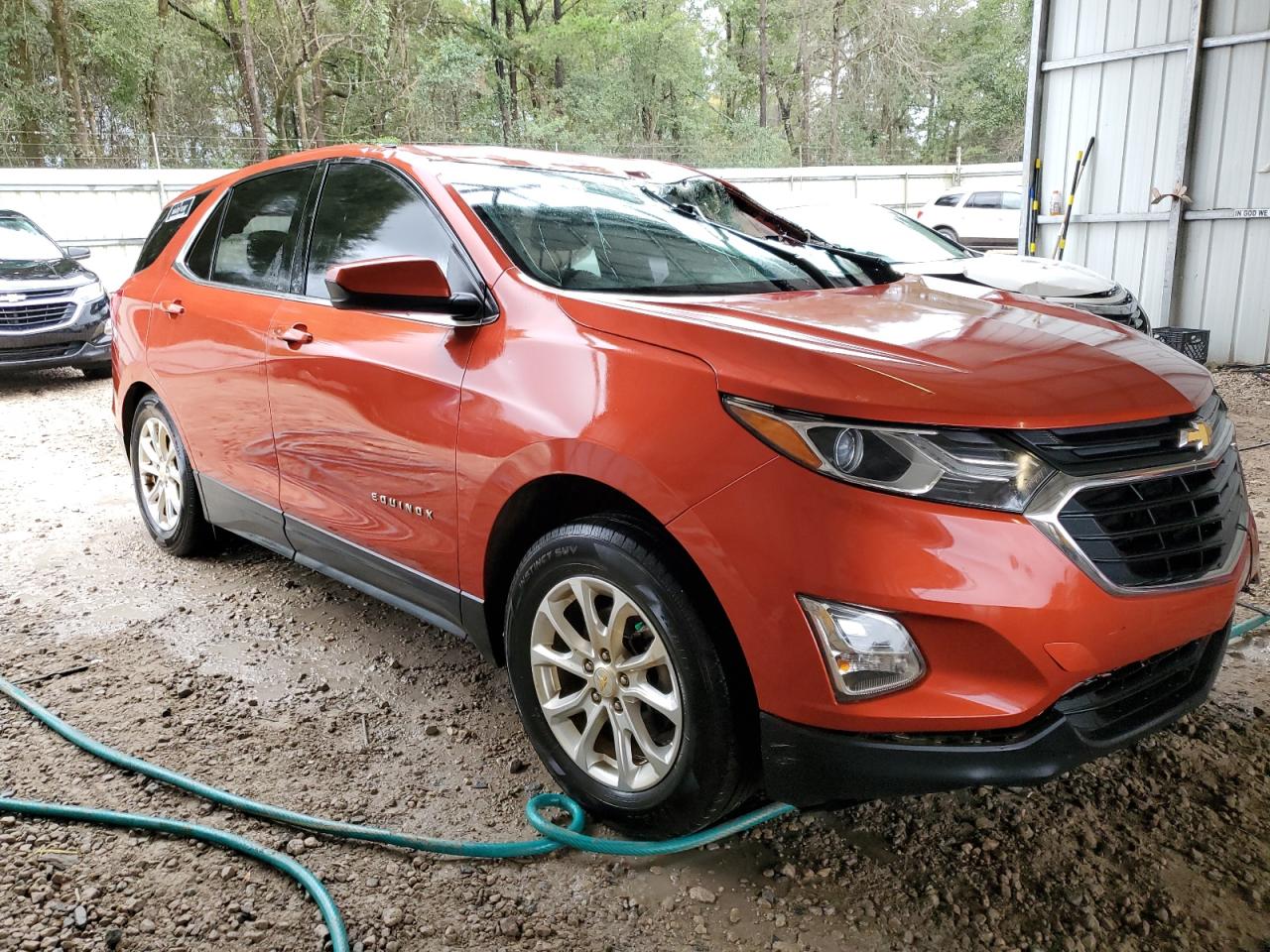 2020 Chevrolet Equinox VIN 2GNAXKEV4L6258864 Copart auction photo, side / front end damage thumbnail 4