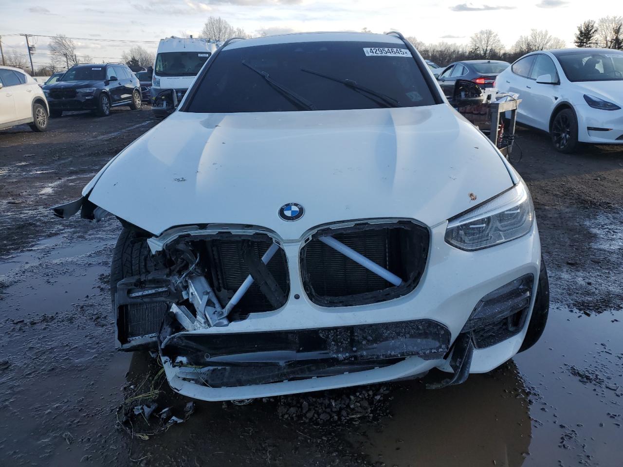2021 BMW X4 VIN 5UX2V5C02M9E10918 Copart auction photo, front end damage thumbnail 5