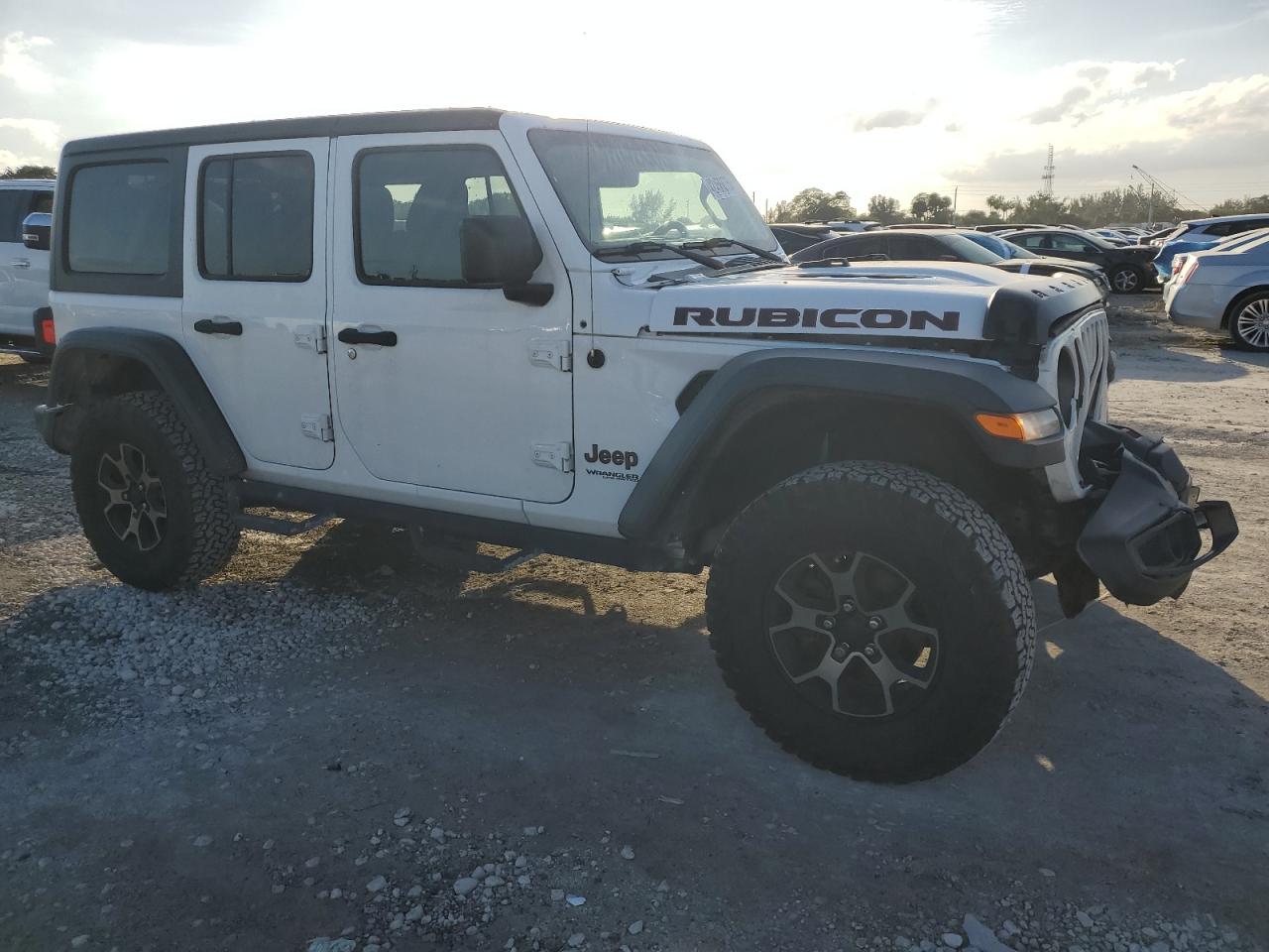 2018 Jeep Wrangler VIN 1C4HJXFGXJW177988 Copart auction photo, front end / minor dent/scratches damage thumbnail 4