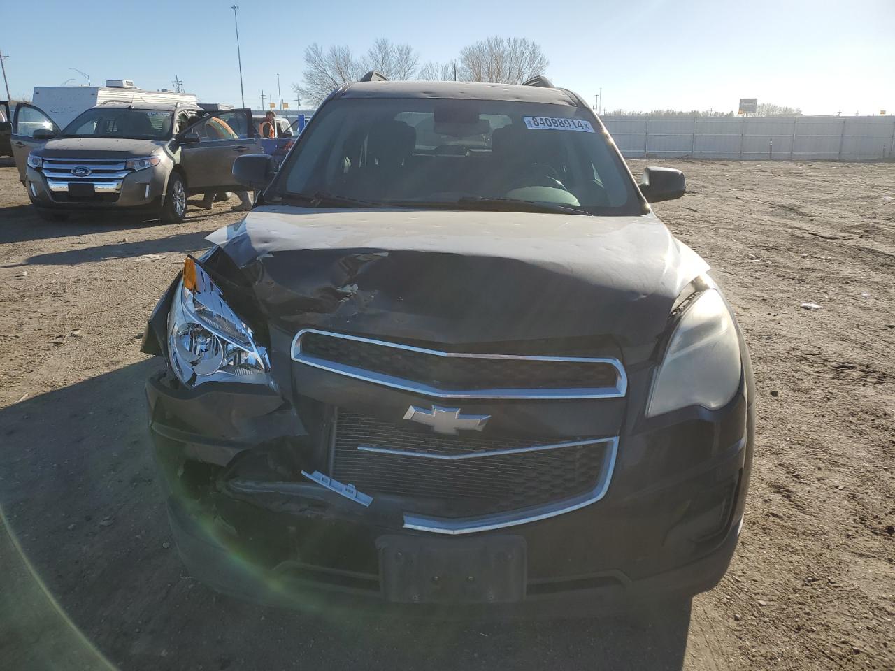2015 Chevrolet Equinox VIN 2GNALBEKXF6347005 Copart auction photo, front end / hail damage thumbnail 5