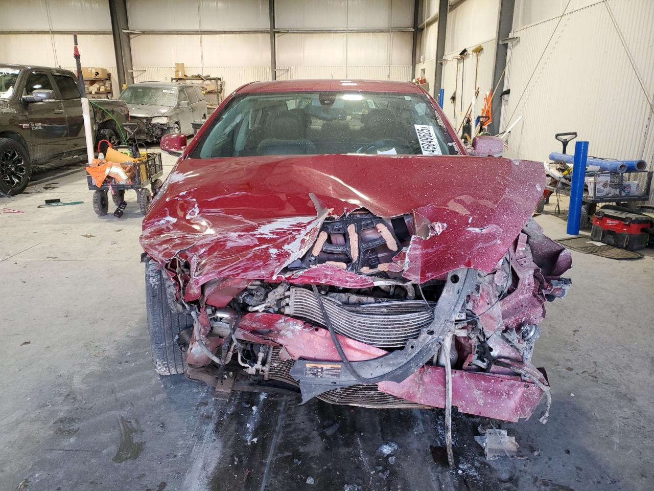 2014 Buick LaCrosse VIN 1G4GB5GR0EF269321 Copart auction photo, front end / hail damage thumbnail 5