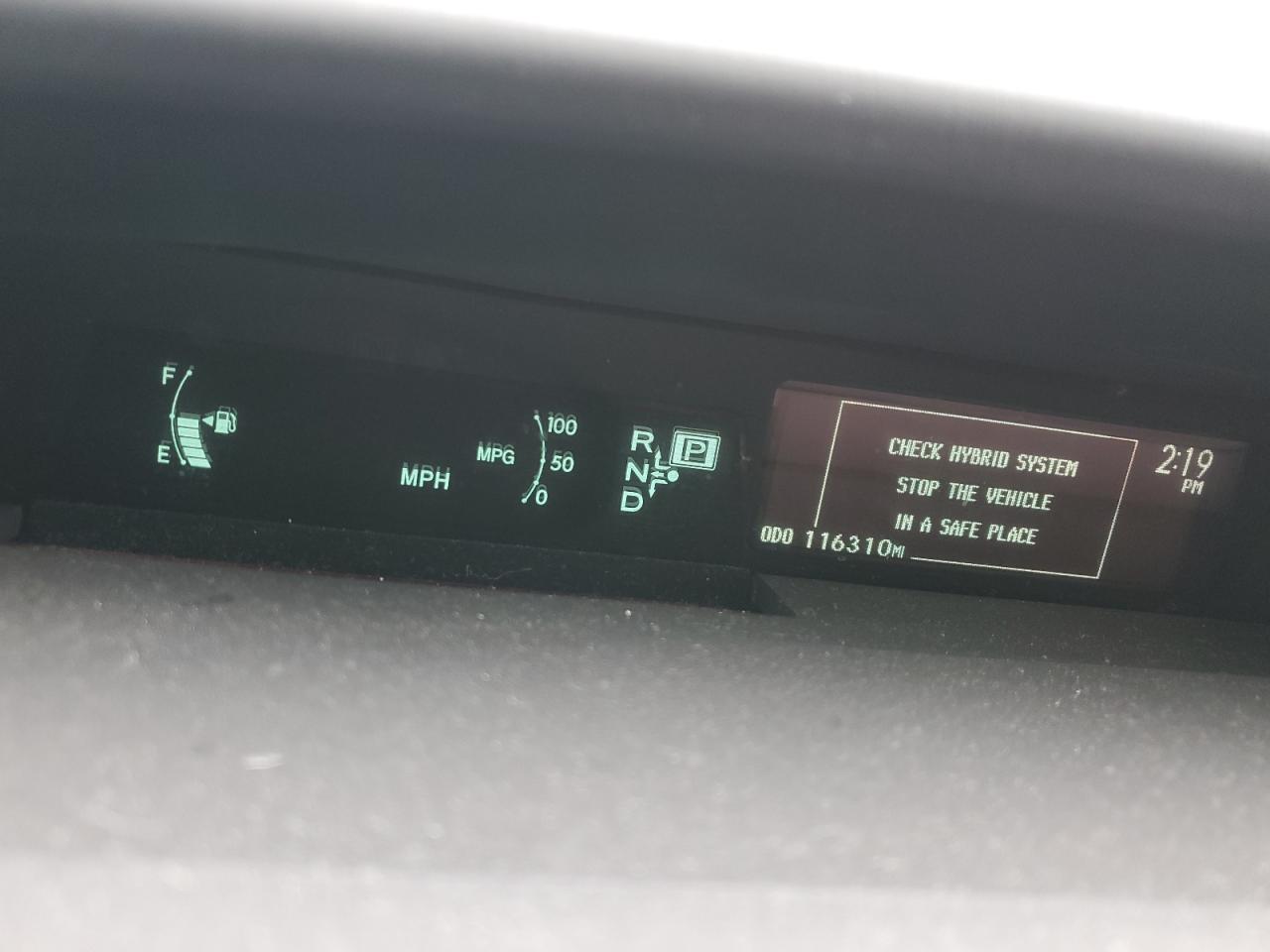 2014 Toyota Prius VIN JTDKN3DU4E0370416 Copart auction photo, all over damage thumbnail 9