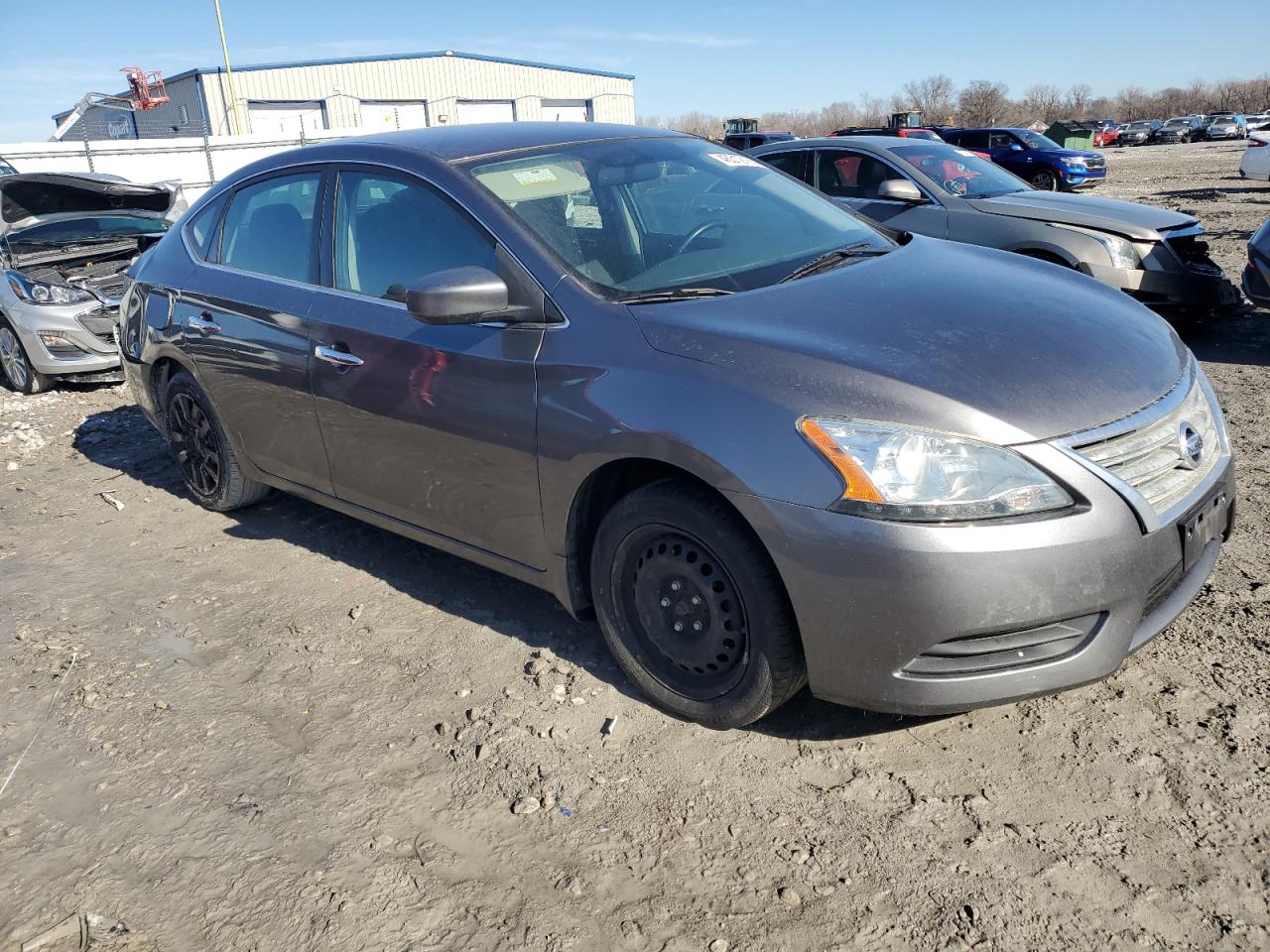 2015 Nissan Sentra VIN 3N1AB7AP3FL658347 Copart auction photo, rear end damage thumbnail 4